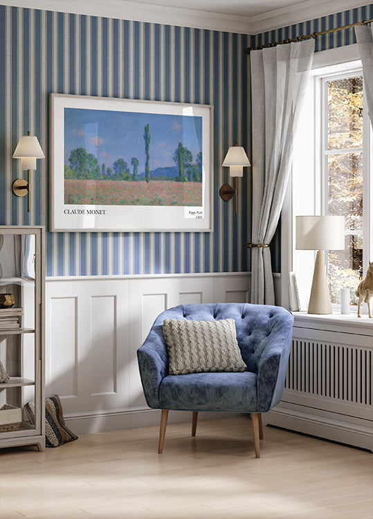 Claude Monet - Poppy Field Poster - Posterbox.dk