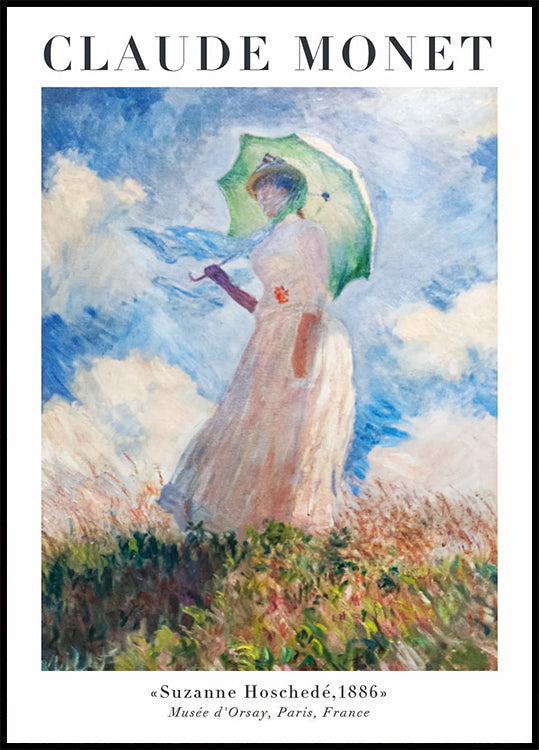 Claude Monet - Suzanne Hoschedé Poster - Posterbox.dk