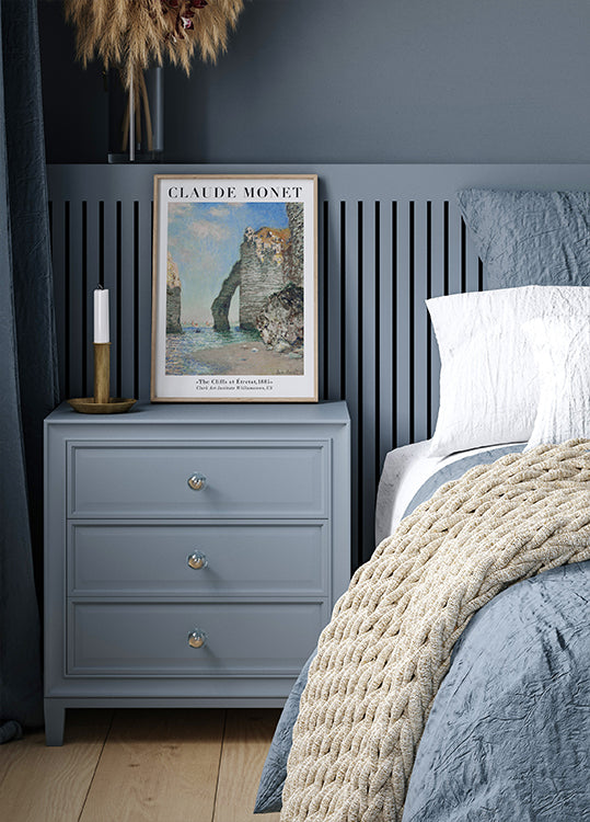 Claude Monet - The Cliffs at Étretat Poster - Posterbox.dk
