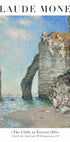 Claude Monet - The Cliffs at Étretat Poster - Posterbox.dk