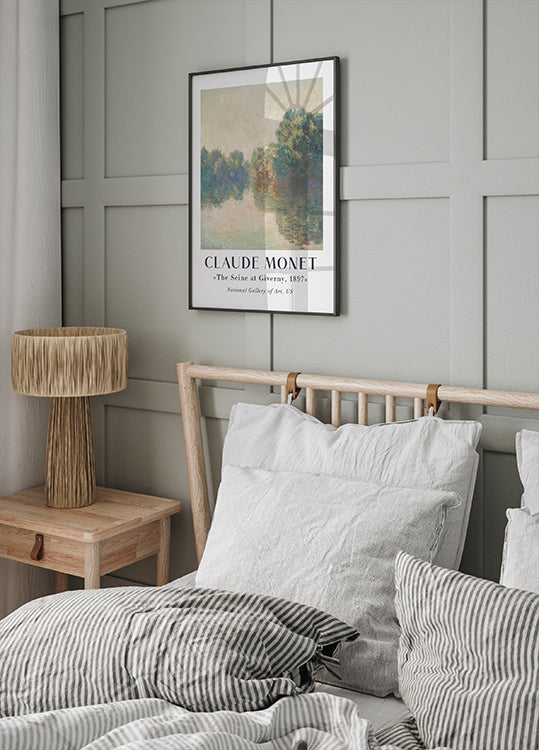 Claude Monet The Seine at Giverny Poster - Posterbox.dk