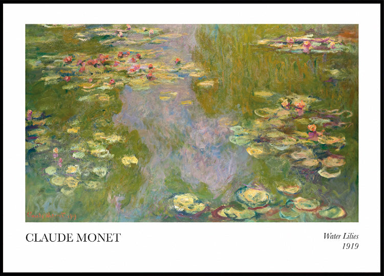 Claude Monet - Water Lilies Poster - Posterbox.dk