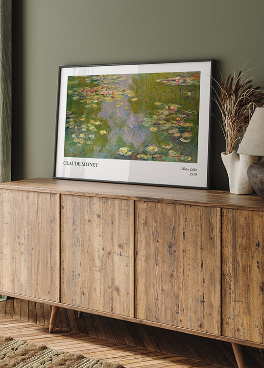 Claude Monet - Water Lilies Poster - Posterbox.dk