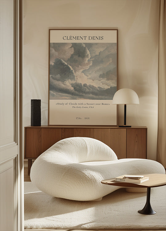 Clément Denis Cloud Study Poster - Posterbox.dk