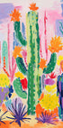 Colorful Cactus Garden Poster - Posterbox.dk