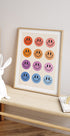 Colorful Smiley Faces Poster - Posterbox.dk
