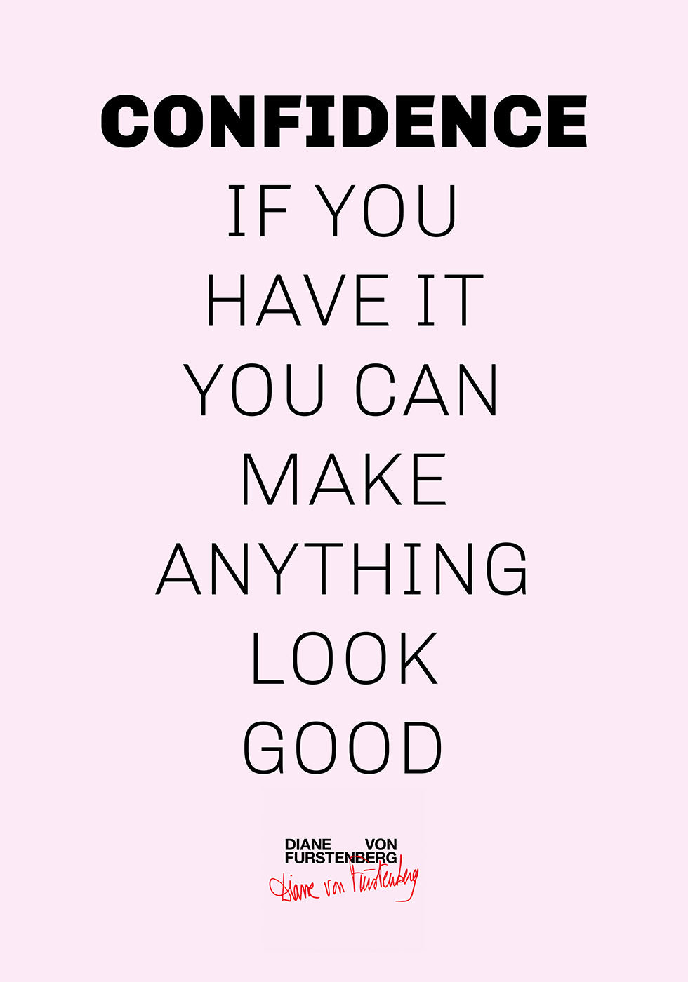 Confidence Quote Poster - Posterbox.dk