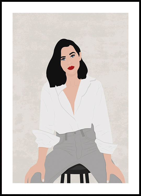 Confident Woman Poster - Posterbox.dk