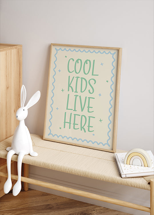 Cool Kids Live Here Poster - Posterbox.dk