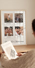 Couple Moments Photo Collage, 4 Polaroid Style Prints Poster - Posterbox.dk