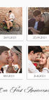 Couple Moments Photo Collage, 4 Polaroid Style Prints Poster - Posterbox.dk