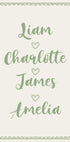 Custom Family Name Poster - Posterbox.dk