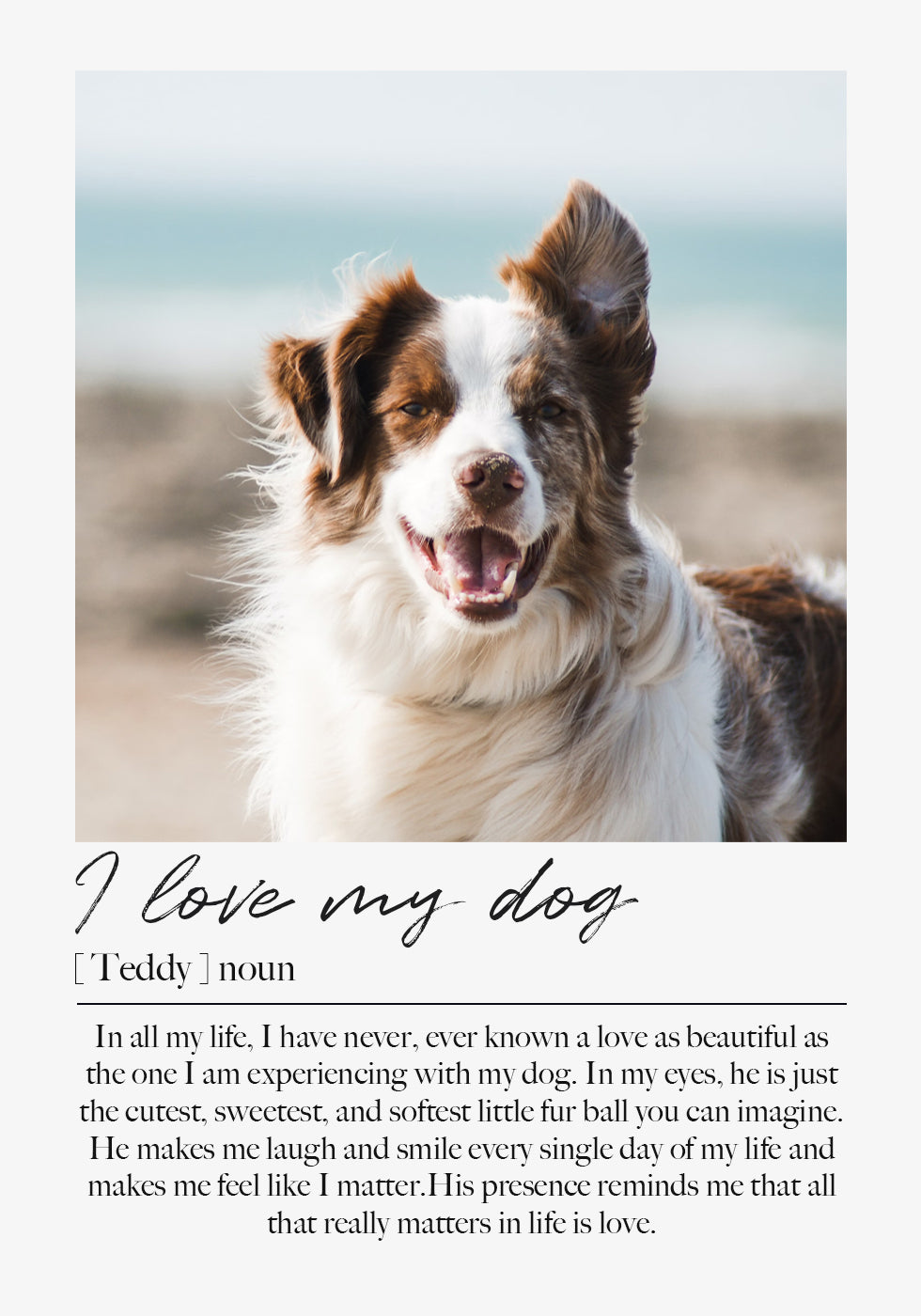 Custom Pet Portrait Poster - Posterbox.dk