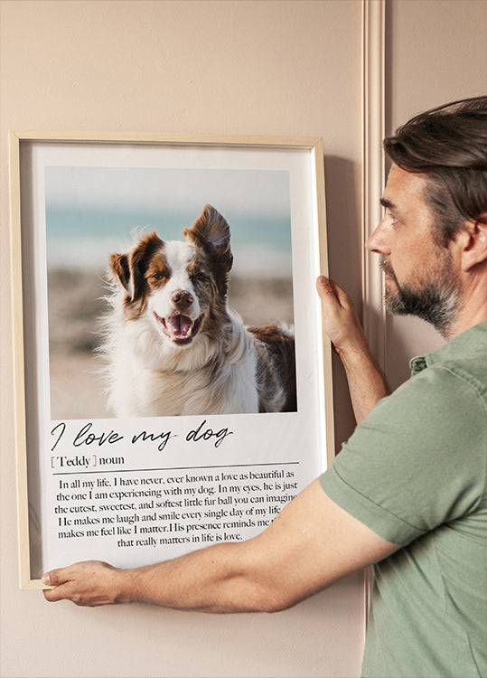 Custom Pet Portrait Poster - Posterbox.dk