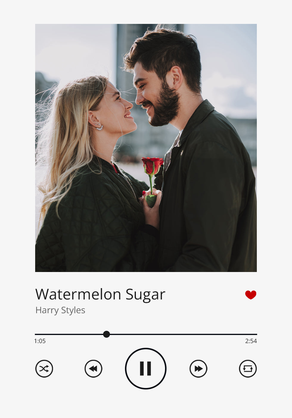 Custom Song Plaque Poster - Posterbox.dk