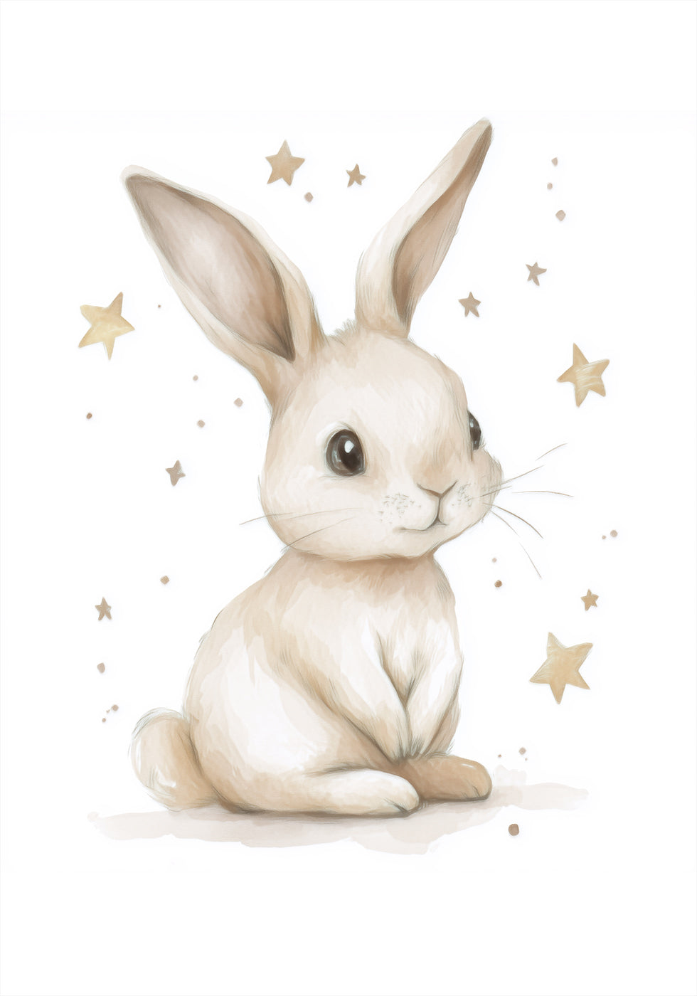 Cute Bunny Poster - Posterbox.dk