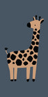 Cute Giraffe Illustration Poster - Posterbox.dk
