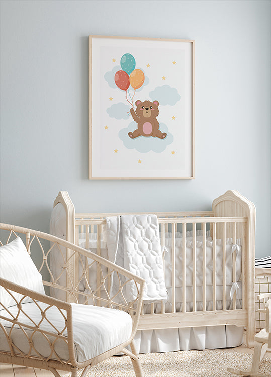 Cute Teddy Bear Poster - Posterbox.dk