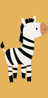 Cute Zebra Illustration Poster - Posterbox.dk