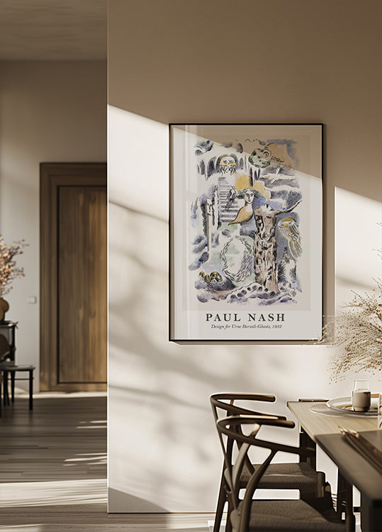 Design for Urn Buriall-Ghosts, Paul Nash Poster - Posterbox.dk