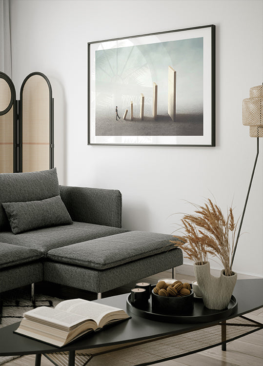 Domino Effect, Consequence Poster - Posterbox.dk