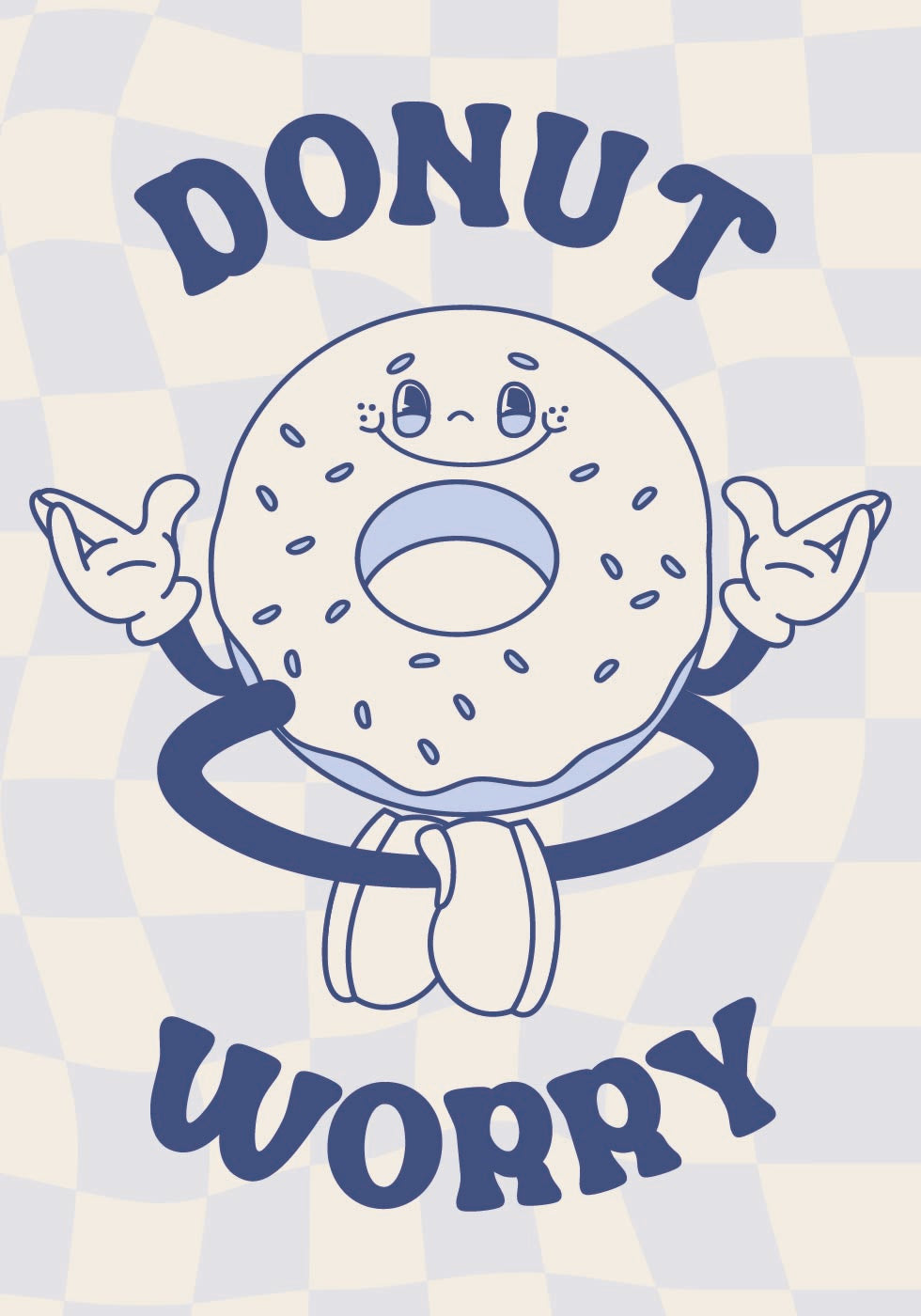 Donut Worry Poster - Posterbox.dk