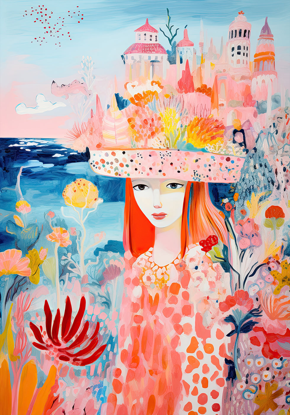 Dream Garden Girl Poster - Posterbox.dk