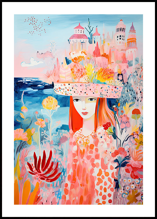 Dream Garden Girl Poster - Posterbox.dk