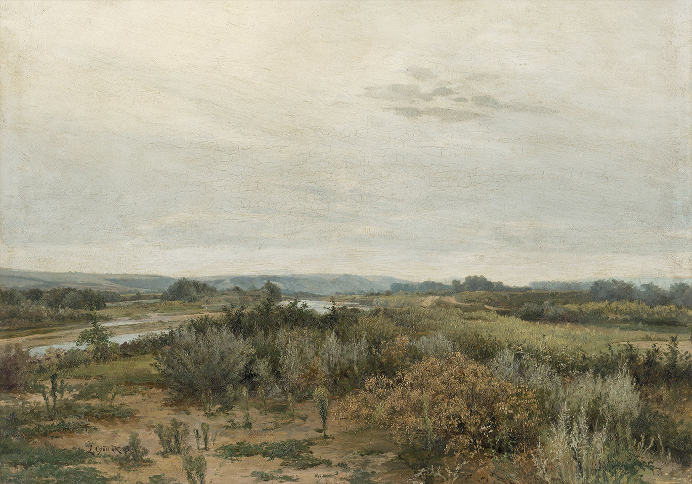 East Slovak Landscape by Ľudovít Čordák lakat - Posterbox.dk