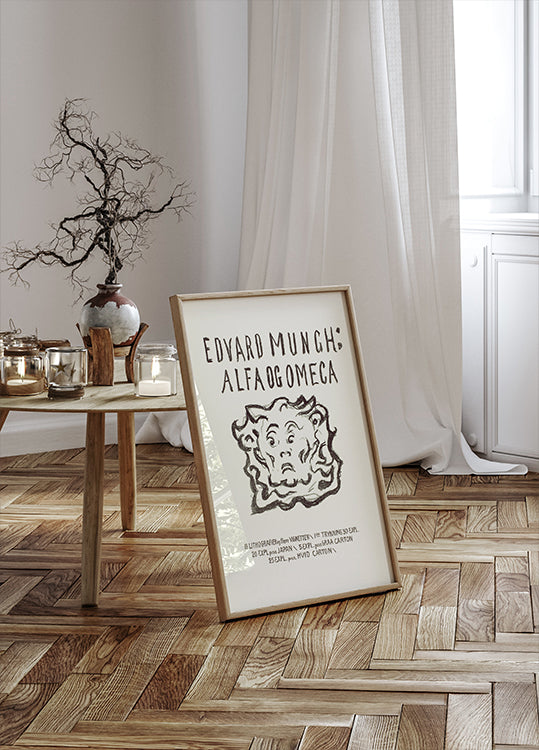 Edvard Munch: Alpha and Omega lithograph Poster - Posterbox.dk
