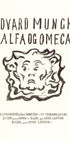 Edvard Munch: Alpha and Omega lithograph Poster - Posterbox.dk
