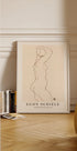 Egon Schiele, Standing Nude Facing Poster - Posterbox.dk
