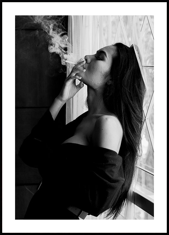 Elegance in Smoke and Shadow Poster - Posterbox.dk