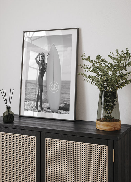 Fashion Surfboard in Style Poster - Posterbox.dk