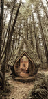Fairy Tale Cabin in the Woods Poster - Posterbox.dk