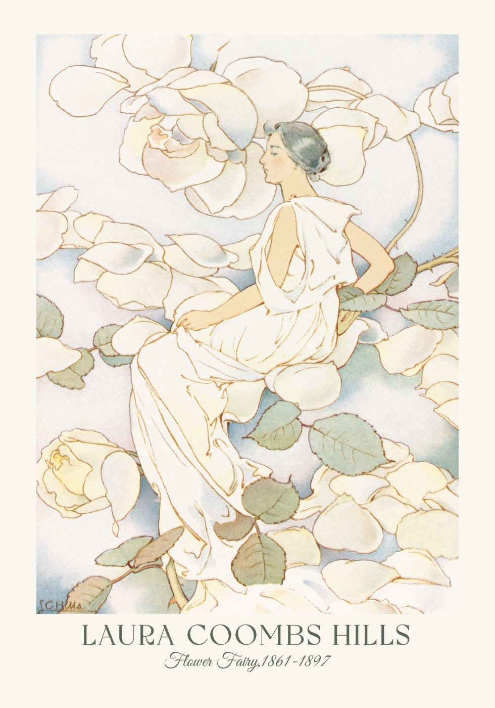 Flower Fairy, Laura Coombs Hills Poster - Posterbox.dk
