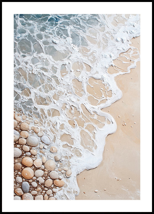 Foam and Pebbles Poster - Posterbox.dk