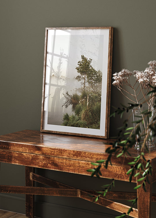 Foggy Summer Morning Poster - Posterbox.dk