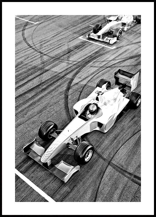 Formula Burnouts Poster - Posterbox.dk