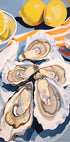 Fresh Oysters & Lemons, Seaside Lunch Poster - Posterbox.dk
