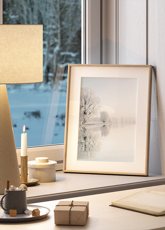 Frosty Winter Tree №1 Poster - Posterbox.dk