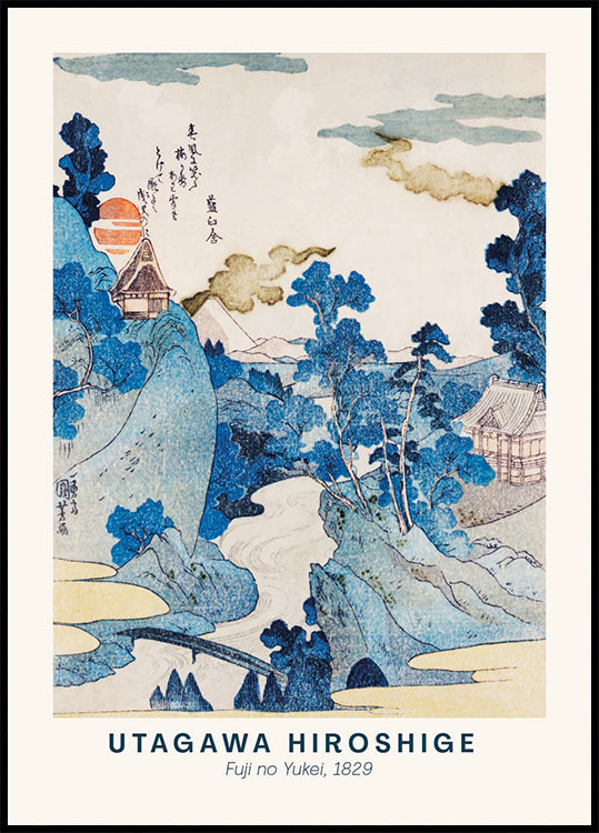 Fuji no Yukei Hiroshige Poster - Posterbox.dk