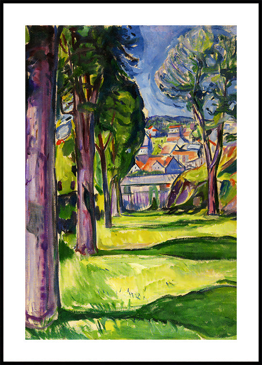 Garden in Kragerø Poster - Posterbox.dk