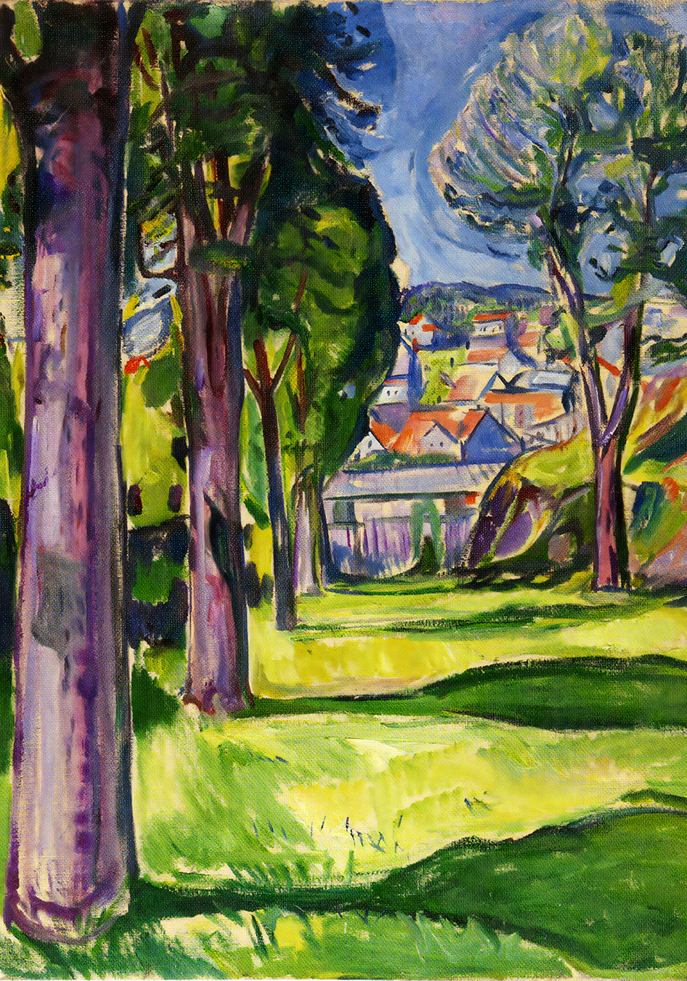 Garden in Kragerø Poster - Posterbox.dk