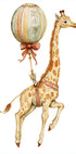 Giraffe and Balloon Poster - Posterbox.dk