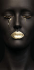 Golden Tears Portrait Poster - Posterbox.dk
