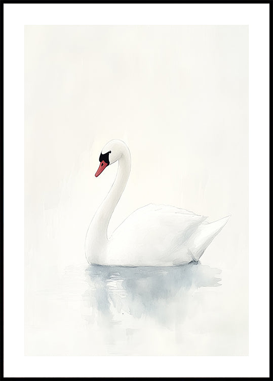 Graceful Swan Poster - Posterbox.dk