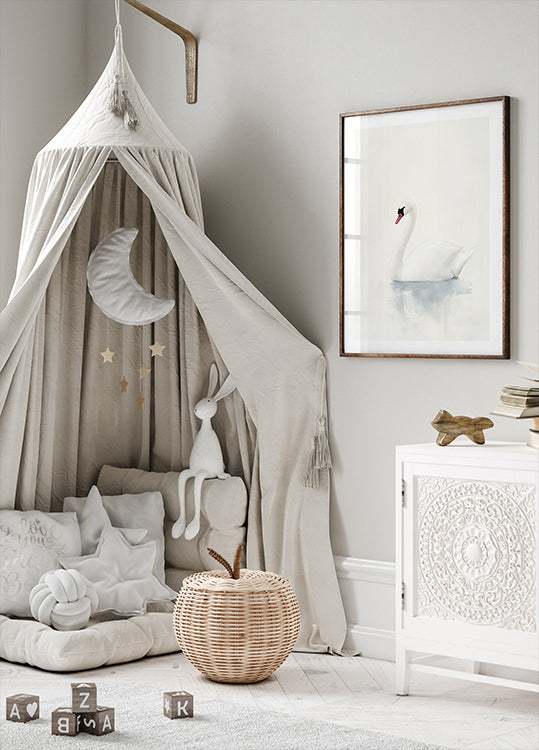 Graceful Swan Poster - Posterbox.dk