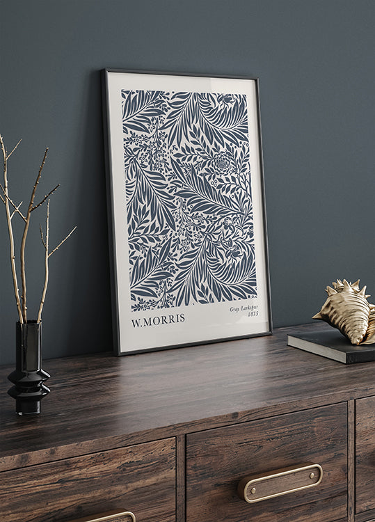 Gray Larkspur Poster - Posterbox.dk