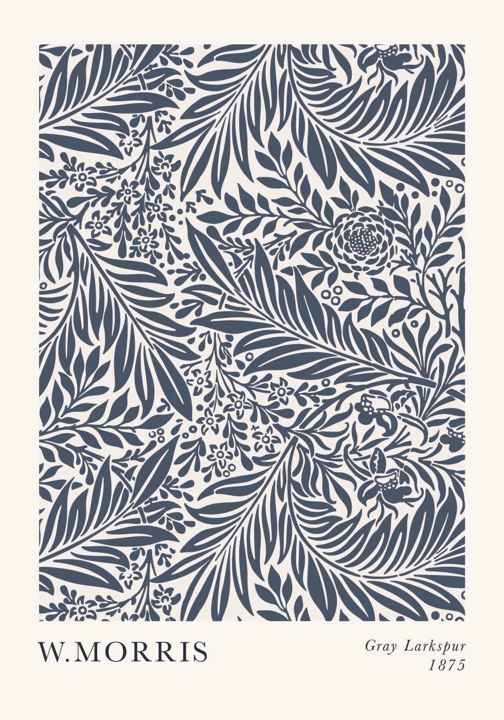 Gray Larkspur Poster - Posterbox.dk